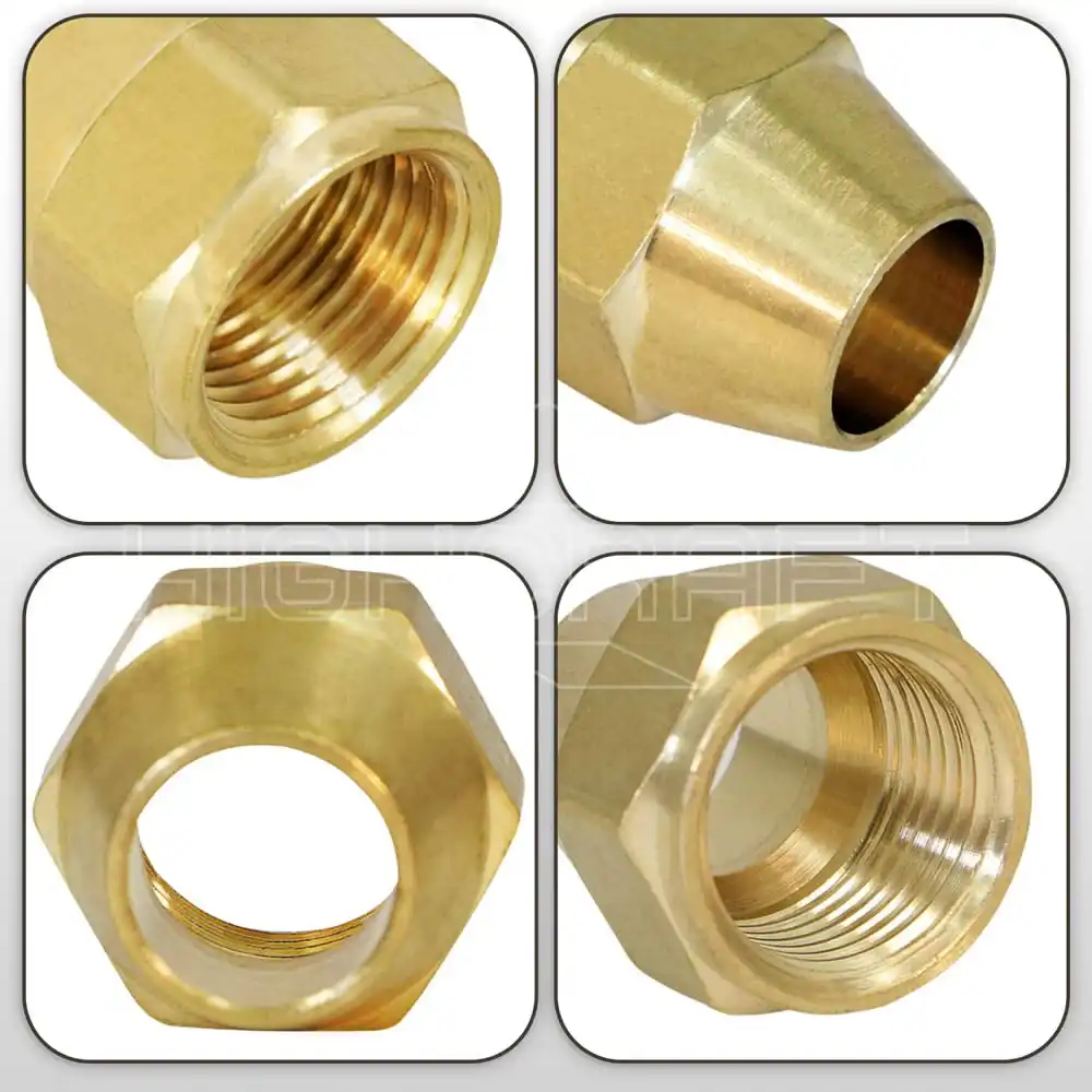 Il Dado Svasato In Ottone Da 3/16 "OD Corto SAE Da 45 Gradi - Foto 7