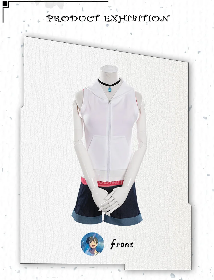 Косплей для аниме Tenki No Ko Weathering with you Amano Hina костюмы для косплея наборы