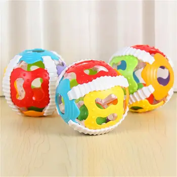 

2Pcs Little Loud Bell Baby Hand Ball Rattle Intelligence Development Grasp Toy New