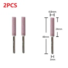 Affûteuse de tronçonneuse Bavure 3mm Tige 4/4.8/5.5mm Meuleuse Chaîne Scie Découpant Pour Tondeuse à gazon Pièces De Tronçonneuse Outil De Jardin