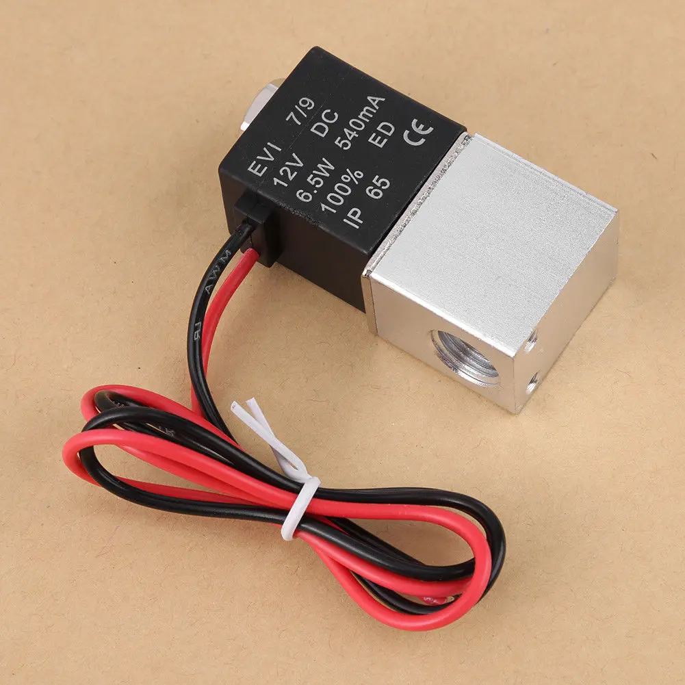 DC12V/DC24V 2 способ нормально закрытый электрический соленоидный воздушный клапан DIN889