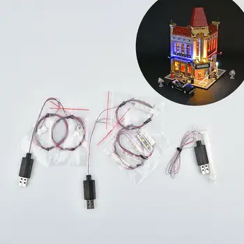 

USB Lighting Parts Small Particle Building Block Accessories Toys for Grand Theater 10232 (Only LED Light, No Block Kit)