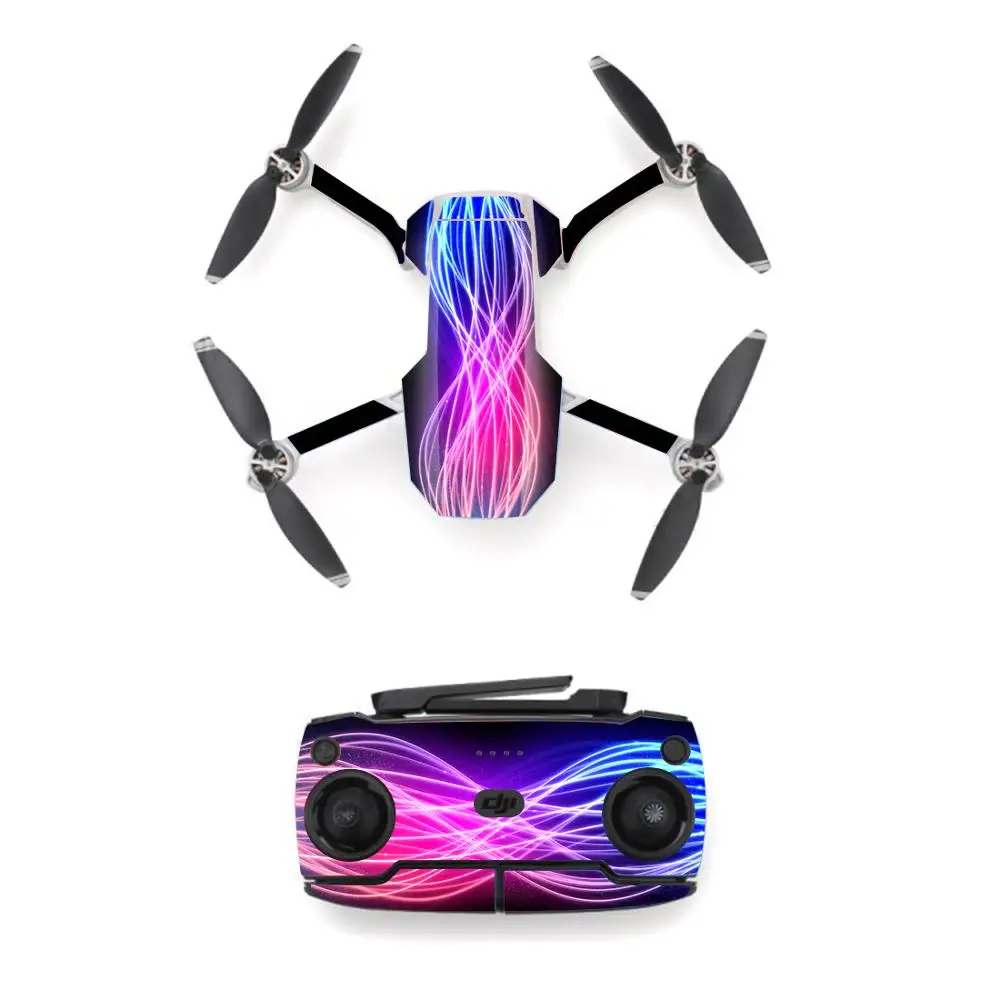 Science Style Waterproof skin Sticker for DJI Mavic Mini Drone And Remote Controller Decal Vinyl Skins Cover 6 Styles