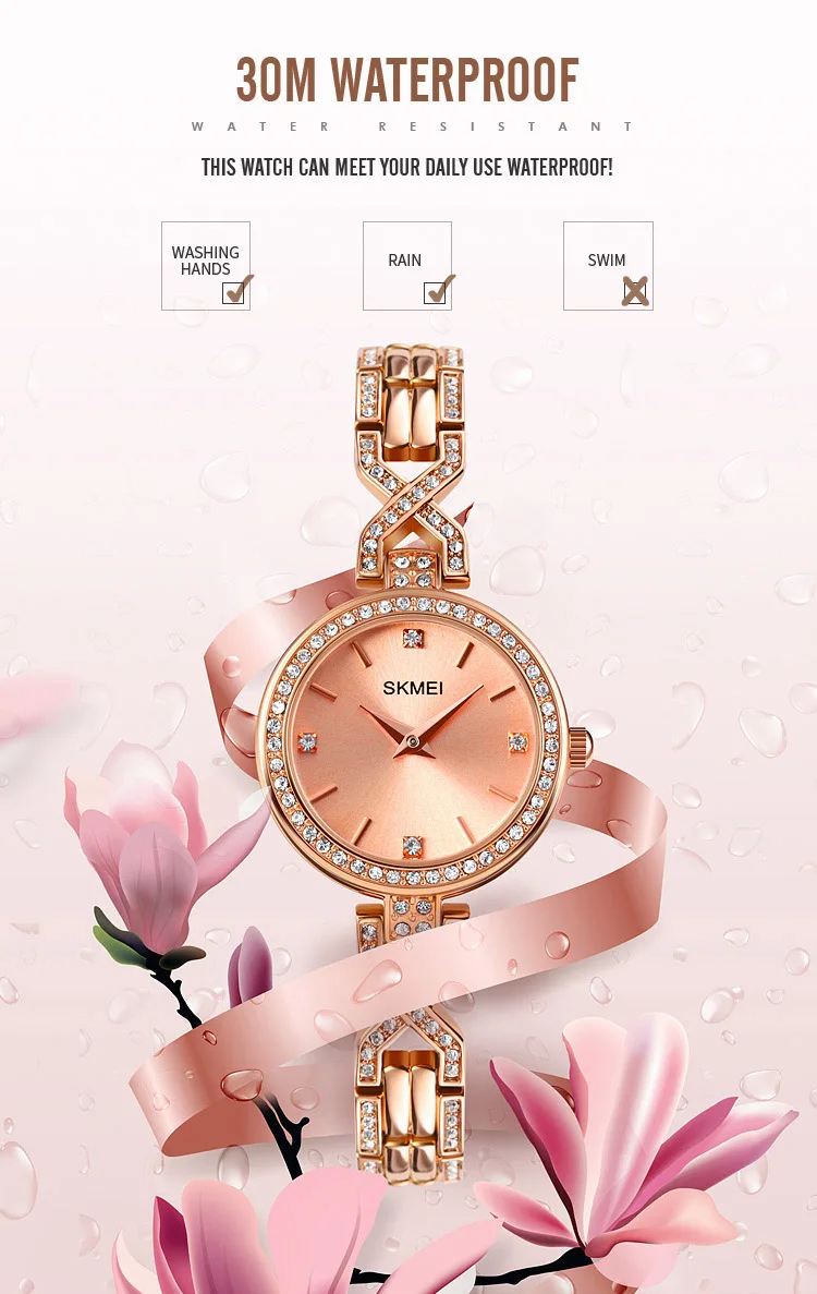 SKMEI 1738 Branded Watches For Women 8