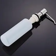 Нержавеющая сталь под раковиной дозатор мыла жидкое моющее средство лосьон насос Бутылка хороший