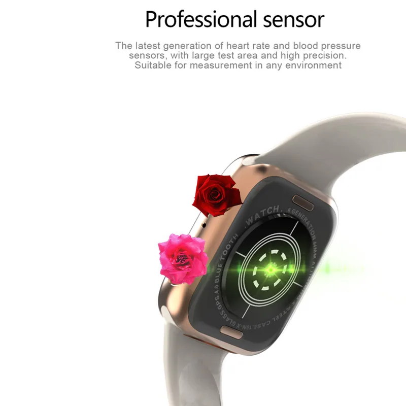 IWO9 Смарт часы серии 4 44 мм с gps Спорт монитор сердечного ритма Smartwatch для iOS iPhone Android телефон часы