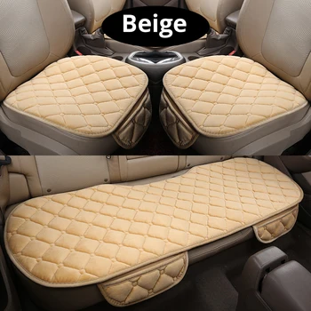 

Universal Car Seat Cover Winter Warm Velvet Seat Cushion Protector Front Rear Back Chair Seat Pad for Ford Honda Toyota Buick