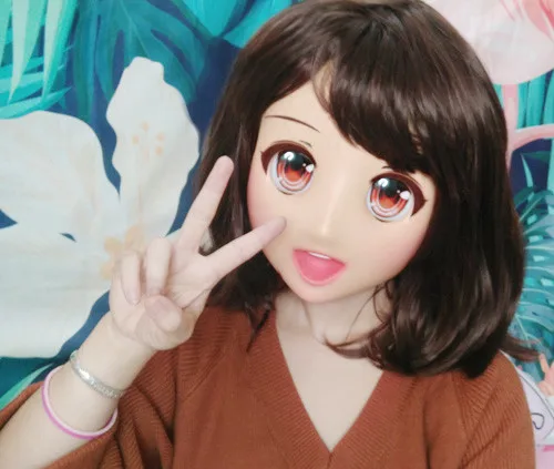 MASK12 NEW-22) реалистичные вечерние куклы для Хэллоуина BJD маска-Аниме Косплей киг аниме силиконовые маски косплей Кигуруми крест комод - Цвет: MASK12