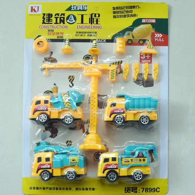 

Engineering Vehicle PCs Architecture Engineering Motorcade Educational Toy Play House Stall Toy