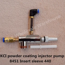 Electrostatic powder coating machine powder injector pump 8451 Insert sleeve 440 for KCI powder coating spray gun machine HQ