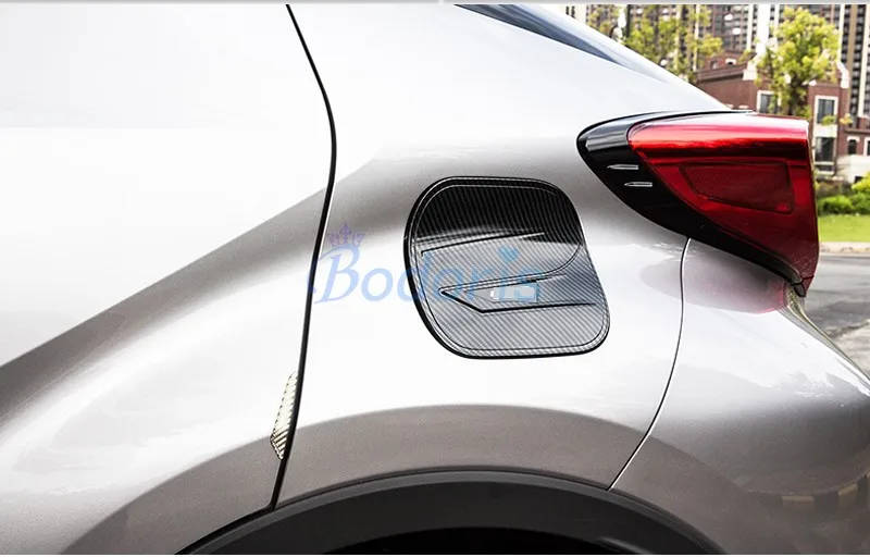 Для Toyota C-HR CHR C HR углеродное волокно Цвет Внешний масляный топливный бак крышка отделка автомобиля Стайлинг Аксессуары