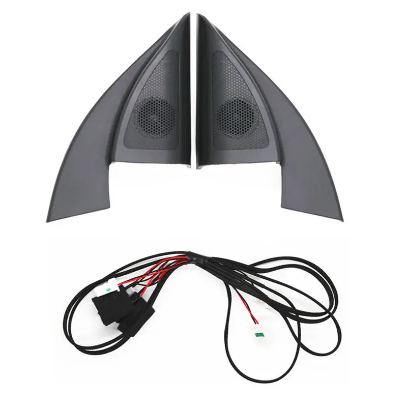 For kia Rio 4 KX CROSS K2 Rio X-Line triangle head tweeter speakers car tweeter audio trumpet speakers with wire