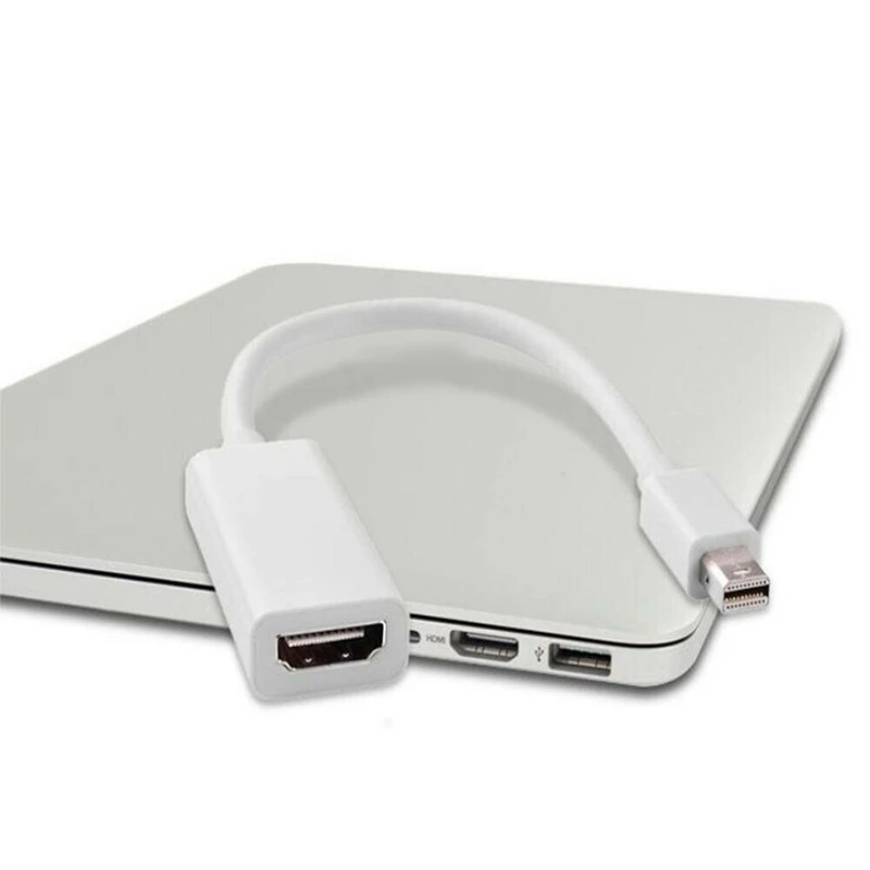 Мини Дисплей Порт Thunderbolt Адаптер DP к HDMI кабель для Apple Macbook Pro Mac Air