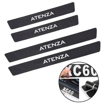 

4pcs Carbon Fiber Car Door Sill Protect Stickers Accessories For Mazda Axela 2 3 5 6 CX-5 CX-4 CX 7 CX-9 MX-5 Atenza AXELA Demio