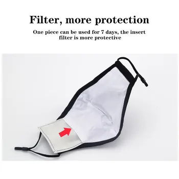 

10PCS 5-layer Filter Mask Gasket Suitable for Outdoor Indoor To Better Protect The Mouth Face Increase The Life of The Mask