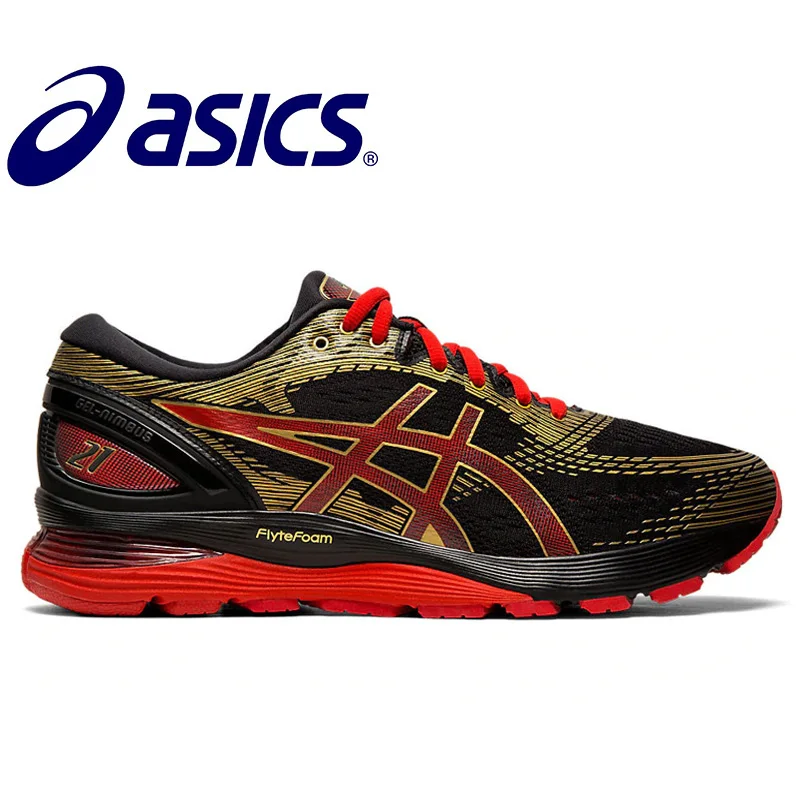 Новые ASICS-Gel-Nimbus 21 мужские кроссовки Asics мужская спортивная обувь для бега гель Nimbus 21 мужские s - Цвет: 1-5