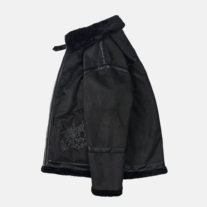 WookongBrand/Брендовая верхняя одежда, куртка с капюшоном, Мужская теплая, плюс уплотненная длинная куртка, куртка из искусственного меха, парка, верхняя одежда, теплая, толстая, длинная куртка
