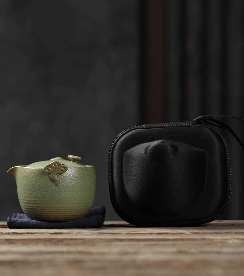 TANGPIN керамические чайники с 2 чаями gaiwan чайный набор портативный дорожный чайный набор Посуда для напитков