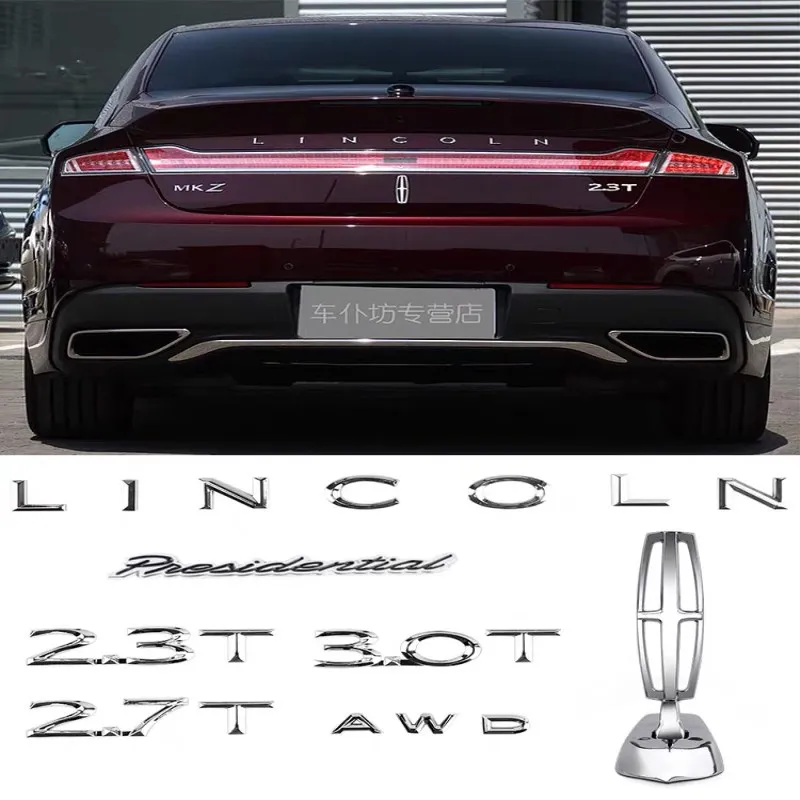 car side label metal sticker is suitable for Lincoln MKC Voyager MKZ MKX Navigator locomotive head cover standard hood logo | Автомобили и