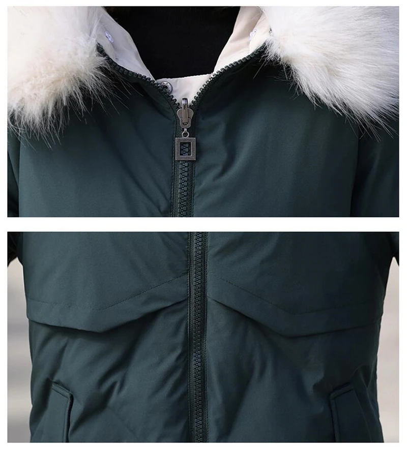 Женская парка casaco feminino, Женское пальто размера плюс 5XL, зимняя куртка, Женская Повседневная хлопковая длинная парка, двухсторонняя, пригодная для носки S142