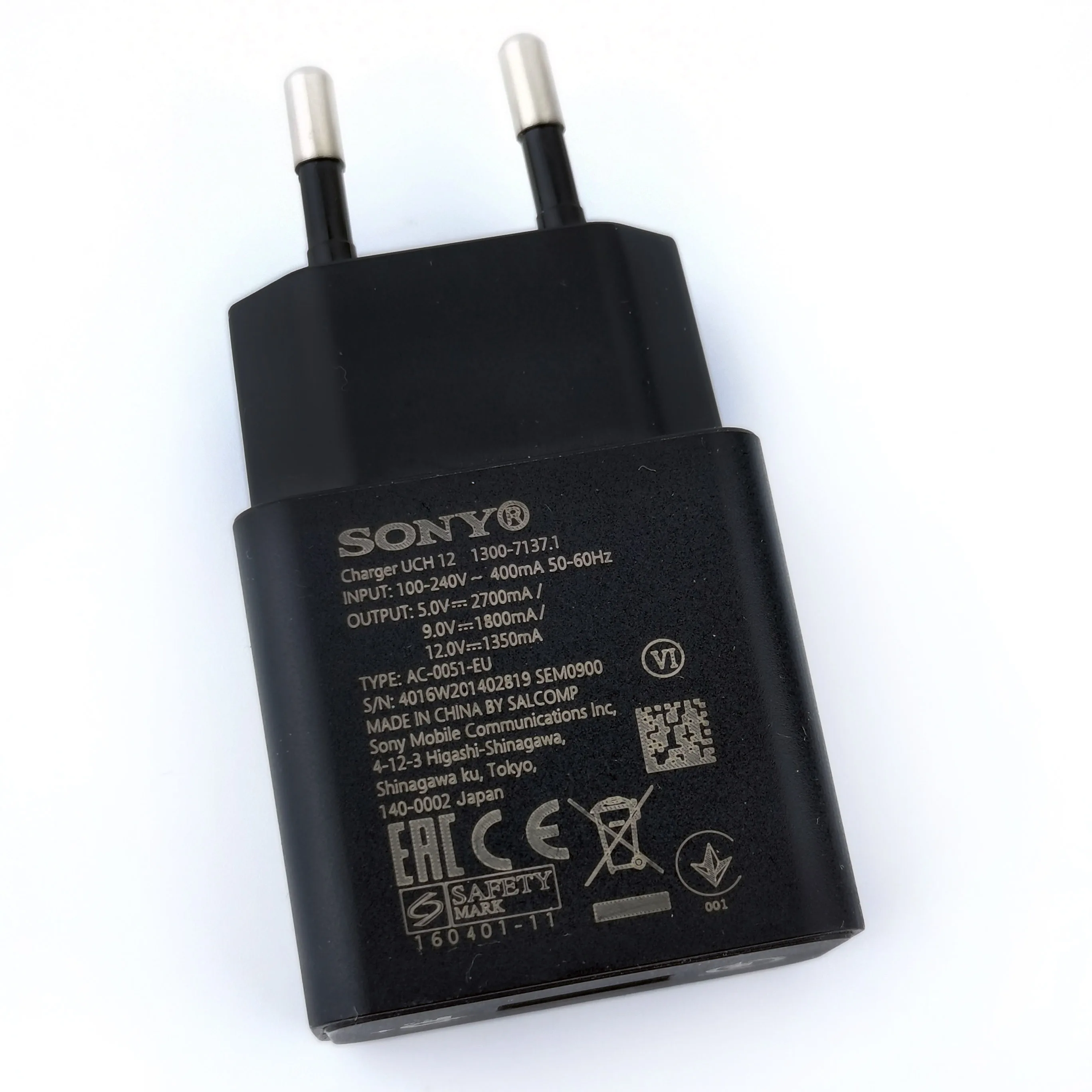 Оригинальное быстрое зарядное устройство sony xperia 1 кабель usb type c 12 В 35 А адаптер