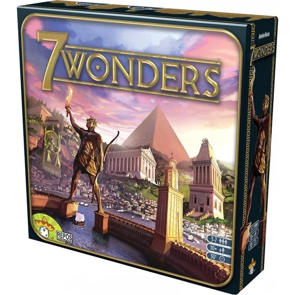 

7 Wonders Board Game Multi-Colored Cards Family Home Entertainment Strategy Toy and Gift