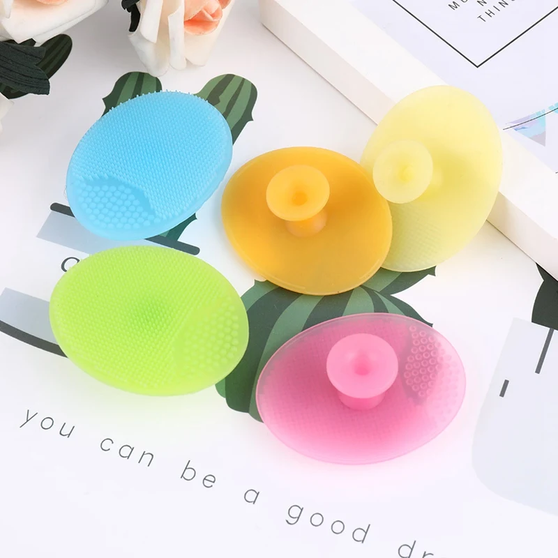 Горячая 1 шт. Мягкая силиконовая Очищающая щетка для лица отшелушивающая
