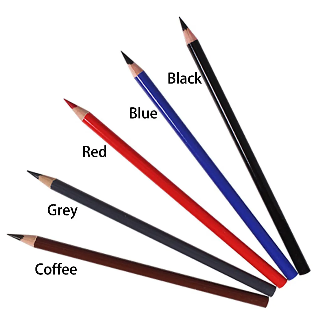 1 шт., модная Женская Профессиональная подводка для глаз, карандаш для бровей, водостойкая, долговечный, многоцветный карандаш для татуировки, многофункциональная косметика
