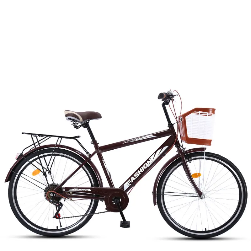 Commuter Bike 26 Inch Variable Speed Variable Vintage Retro Man and Woman Adult Bicycle Student City Light Tide