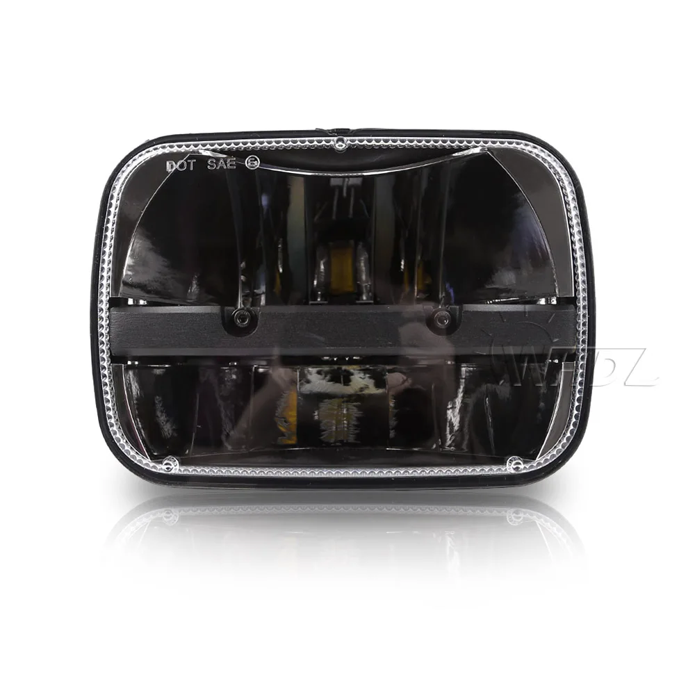 

1pc Square Auto led headlamp 5x7 Inch led truck headlight with high low beam 30w led headlight for Jeep Cherokee XJ Trucks