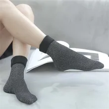 Женские зимние носки, повседневные хлопковые теплые носки для сна, средний поглощает пот, носки для покупок, calcetines mujer Wd3