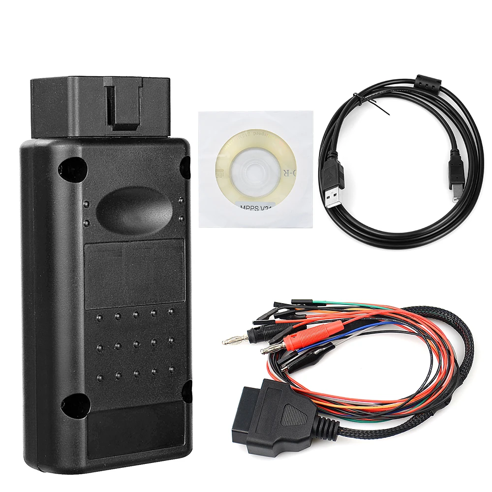Программатор ECU SMPS MPPS V21 V18 V13.02 V13 K CAN Flasher тюнинг микросхем программатор Remap OBD2
