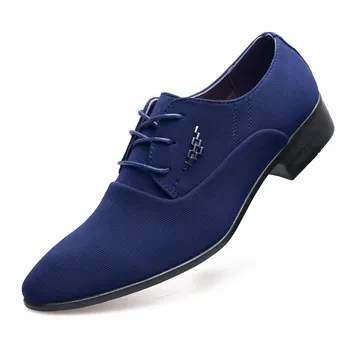 

luxury brand classic oxford shoes for men breather canvas shoes men formal wedding mens dress shoes sepatu pria AA-681