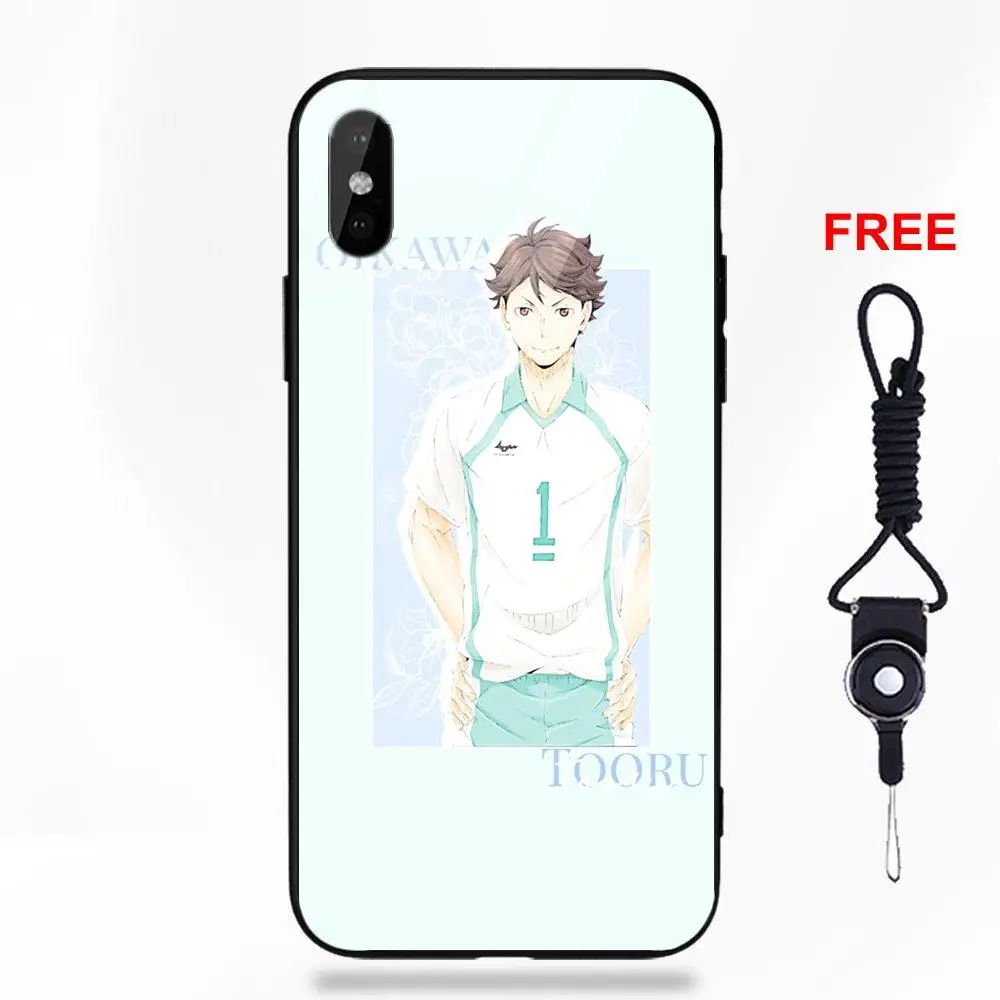 Мультфильм Oikawa Tooru Haikyuu для Galaxy S8 S9 Plus для huawei Honor 7X P20 Lite mate 10 Pro Redmi 5 Note 5A 6 закаленное стекло