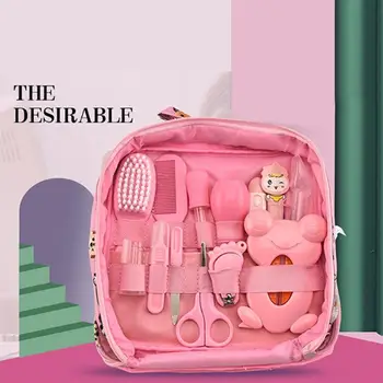 

8/13pcs Portable Baby Care Set Nail Clippers Trimmer Comb Thermometer Baby Health Nursing Kit Newborn Grooming Kit New Arrival