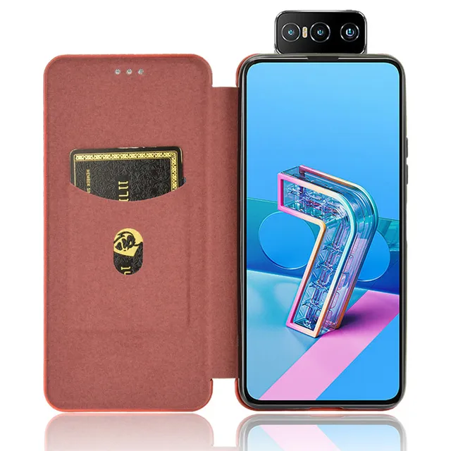 HualuBro Zenfone 5 ZE620KL - Custodia a portafoglio in pelle PU di alta