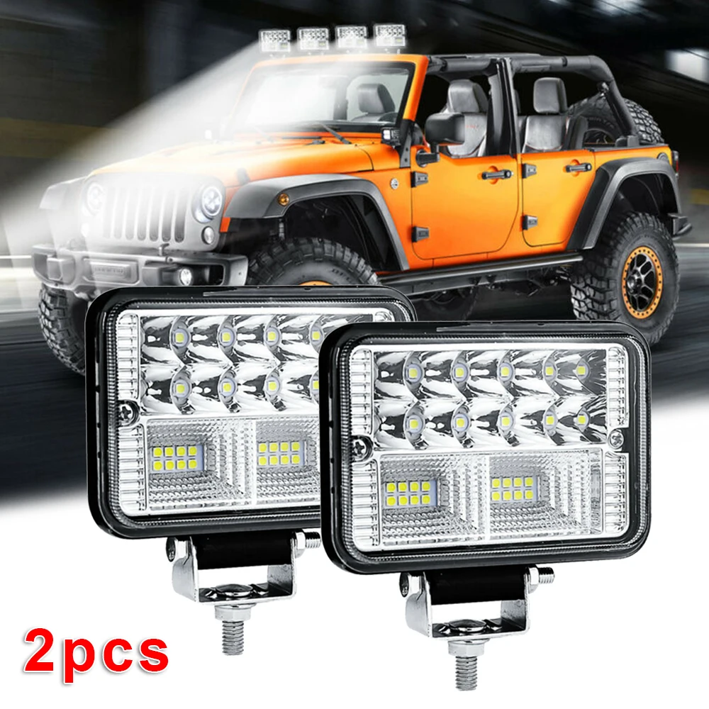 2x4 кв. 12V 78 Вт светодиодный рабочий светильник брус поточного стручки езде по бездорожью трактор лампа