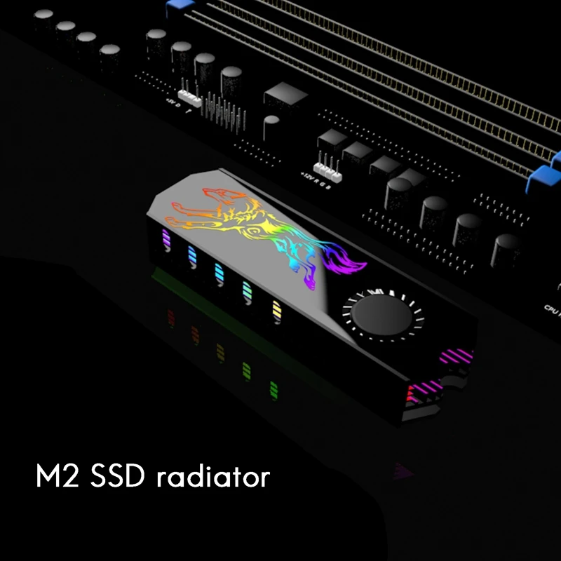 M2 SSD Ʈ ũ   5V ARGB M.2 2280 ָ Ʈ ũ ϵ ̺  ð   е
