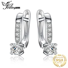 Jewelrypalace 1ct Клипсы 925 Серебряная свадьба Юбилей украшения для Для женщин модные вечерние подарок