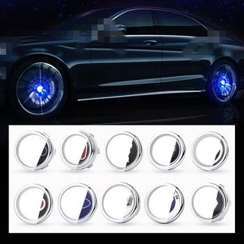 

Hub Light Cap Lamp 4PCS Car Floating Illumination Wheel Center Caps LED Light Cover Lighting Flash For BWM for Cadillac for VW