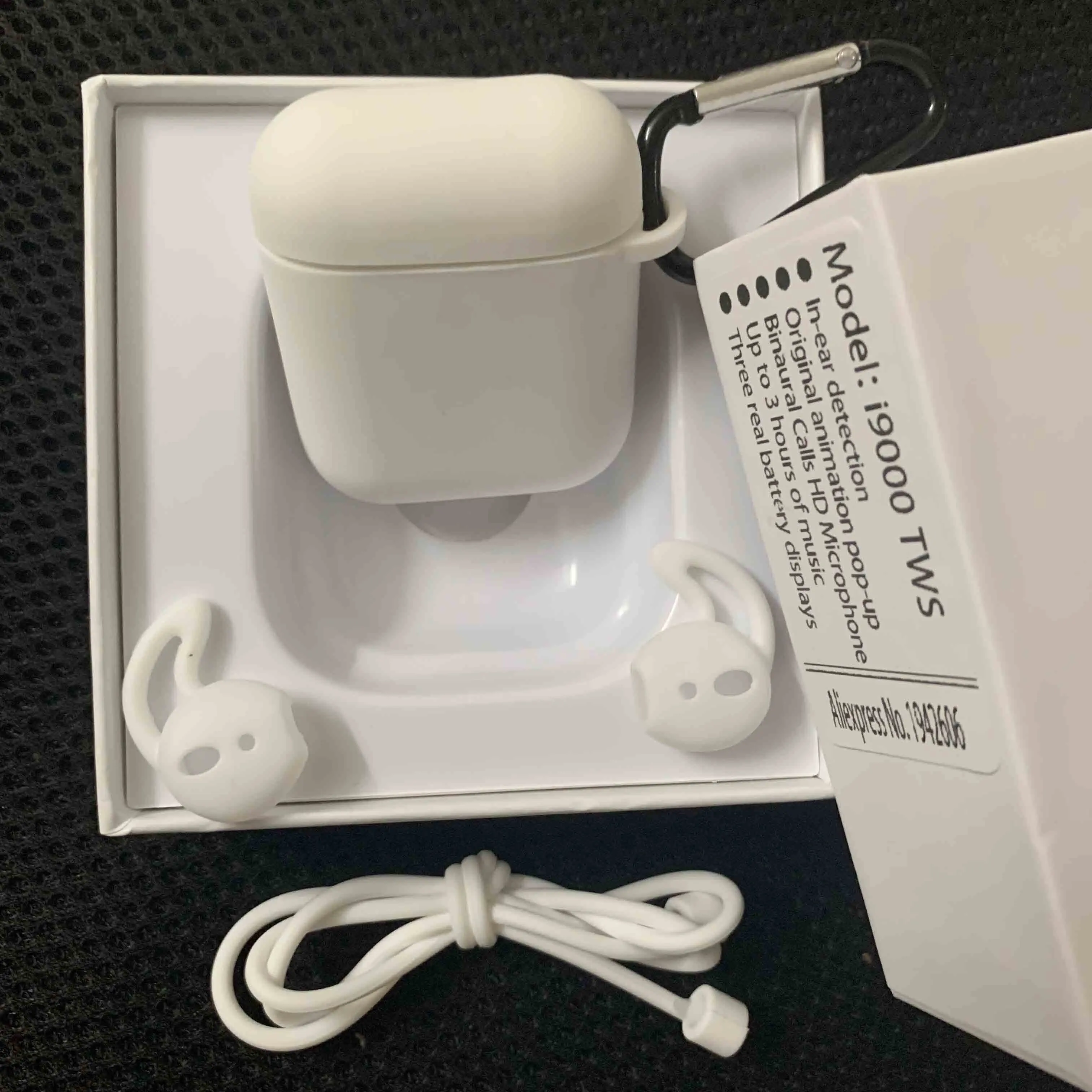 Бежевый I9000 TWS Aire 2 Pop-up 1:1 реплики наушников Bluetooth 5,0 беспроводные наушники Smart In-Ear sensor i9000tws PK i1000 i500 i800 TWS - Цвет: Бежевый