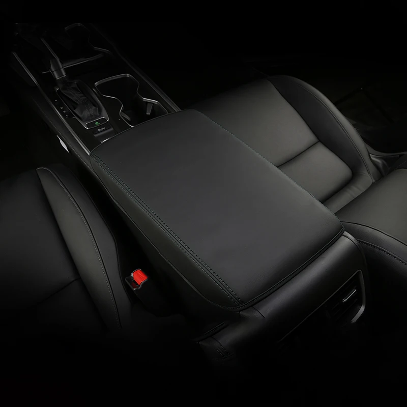 Leather Car Armrest Pad Covers Console Auto Seat Arm Rest Pad Protection Cushion Mat AT For Honda Accord 10th 2018 Accessories Leather Car Armrest Pad Covers Console Auto Seat Arm Rest Pad Protection Cushion Mat AT For Honda Accord 10th 2018 Accessories