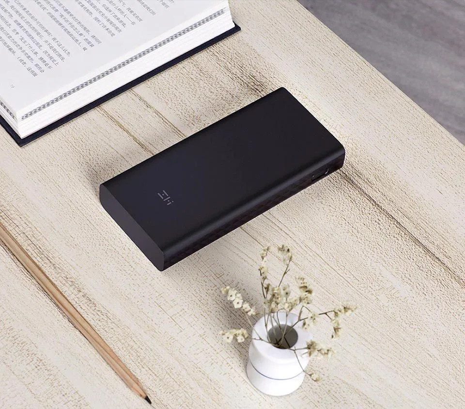 Xiaomi ZMI power Bank 20000 мАч QB822 3 usb type C 27 Вт PD Быстрая зарядка портативный внешний аккумулятор 20000 внешний аккумулятор повербанк