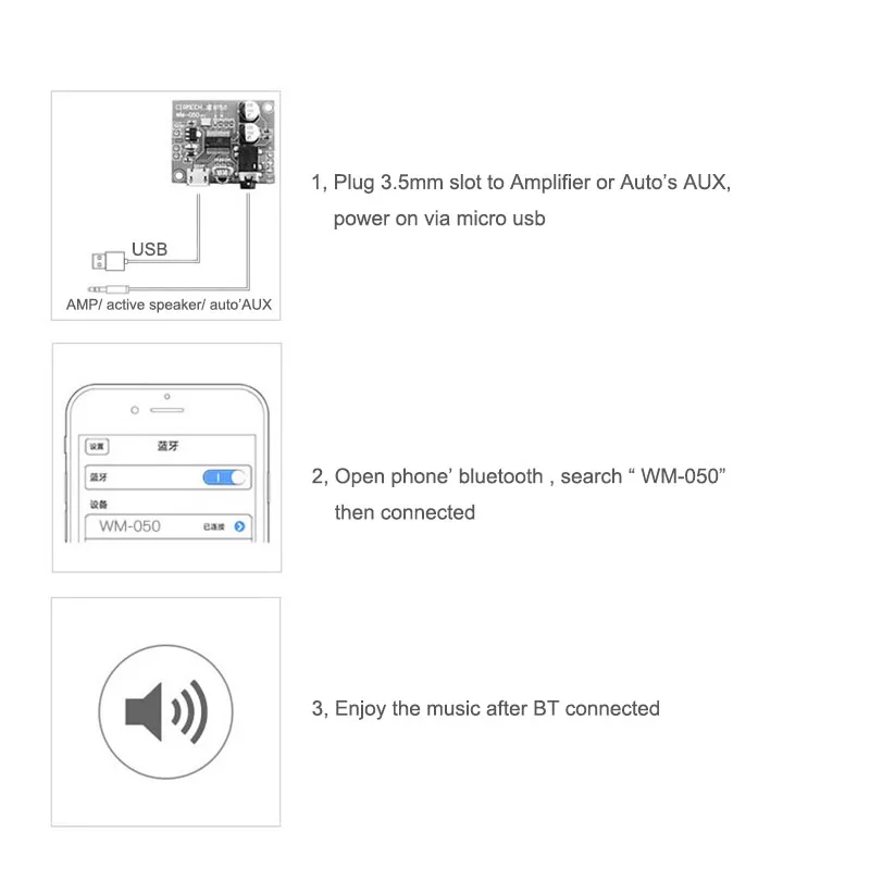 AMS-5V Mp3 Bluetooth декодер доска без потерь Ape Flac 3,5 мм аудио Плата Модифицированная Bluetooth 5,0 схема стерео приемник модуль