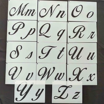 

New 40pcs/Set Alphabets Numbers Symbols Hollow Molds Chocolate Cake Cookie Fondant Moulds Practical DIY Pastry Decoration Tools