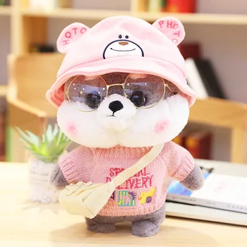 

Cute hamster doll child pillow plush toy kid holiday gift birthday gift to comfort children sleeping pillow male and female baby