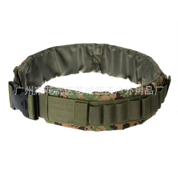 Jungle Camo Тактический Многофункциональный пояс композитный пулевидный ремень сумка ремень для патронташа охотничья стрельба тактический патрон патронташа патрон патронов держатель - Цвет: Jungle Camo