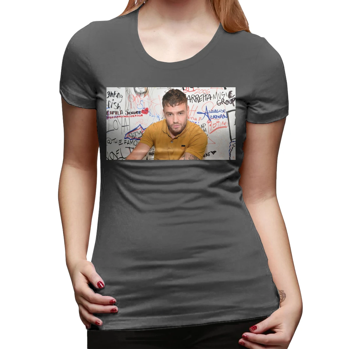 Liam Payne Футболка I SurviStack It Up футболка Летняя большой размер женская футболка хлопок Kawaii женская футболка