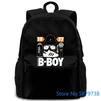 

ORIGINAL B-BOY BREAKDANCING SLOGAN HIP HOP DANCE RETRO MENS S KIDS Cheap Sale women men backpack laptop travel school adult