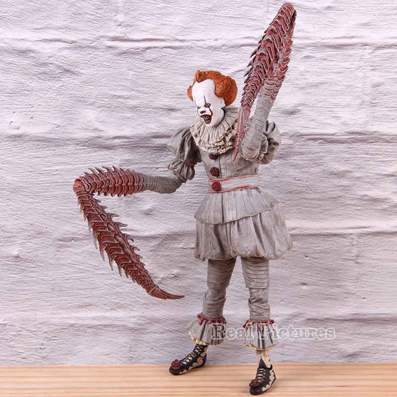 NECA Стивена Кинга это Джокера в Танцы клоуна Джокера фигурка из ПВХ, Коллекционная модель, игрушка в подарок с светодиодный свет